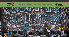 Desktop Screenshot of coppercountryfest.com